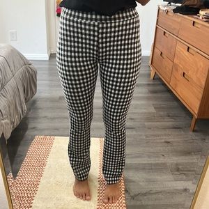 Urban out fitters checkered kick flare pants